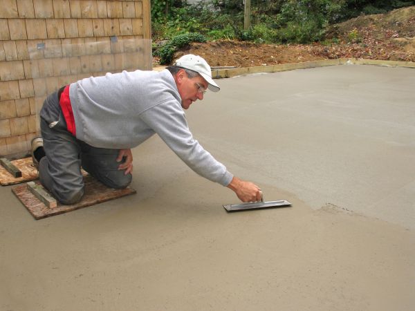 Concrete Slab Finishing in Napa