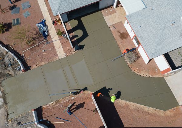 Concrete Driveway Finishing Service