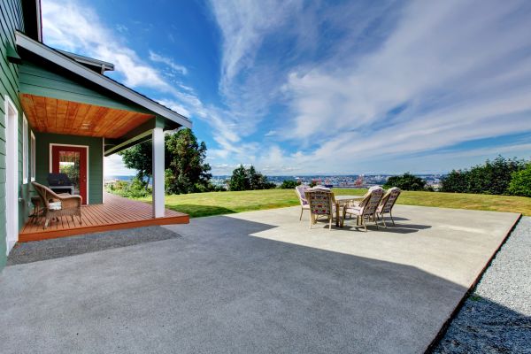 Patio Concrete Staining